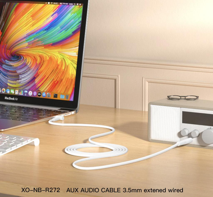 Cavo Audio 3.5mm - 3.5mm XO Design NB-R272, 1m, Nero