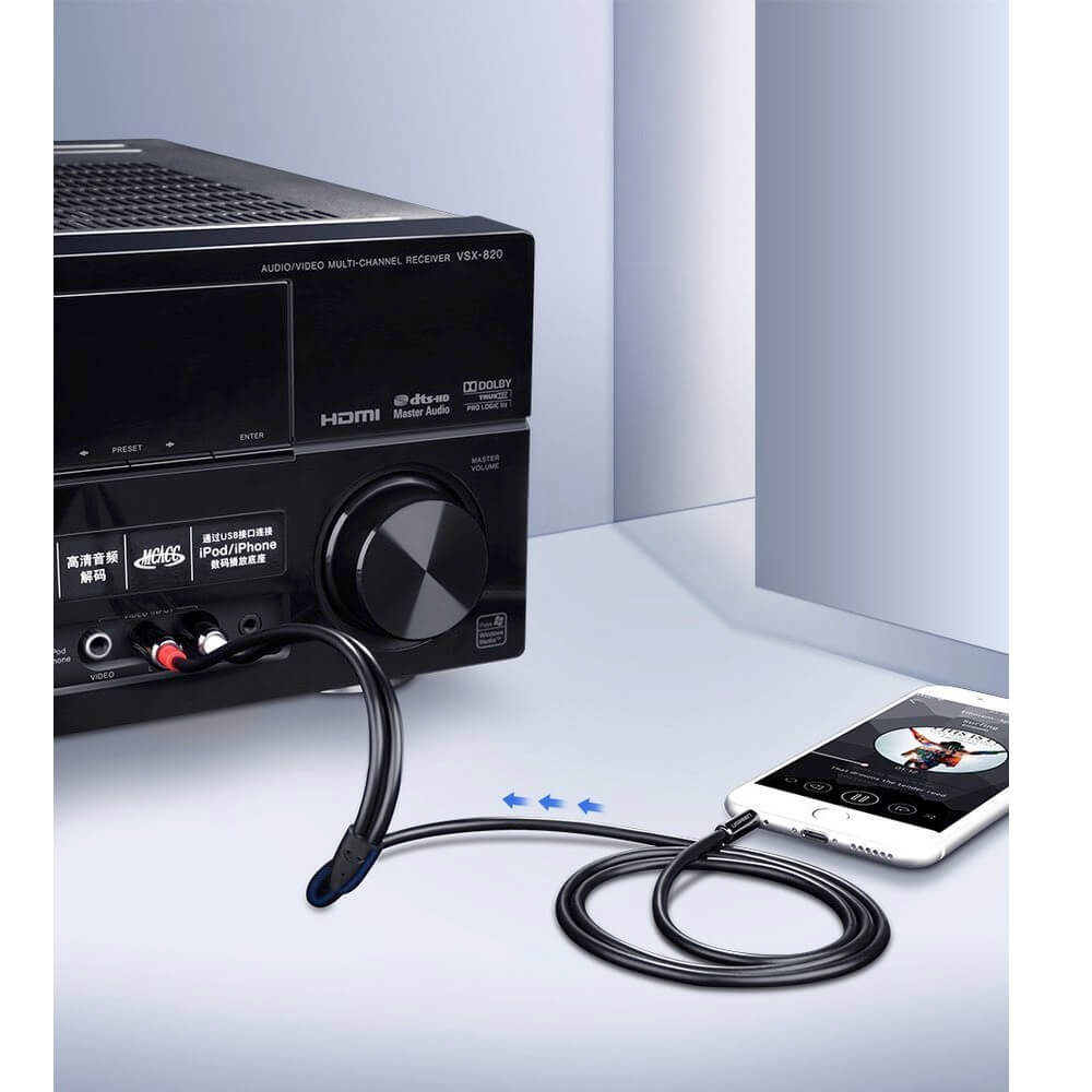 Cavo Audio 3.5mm - 2 x RCA UGREEN AV116, 1.5m, Nero