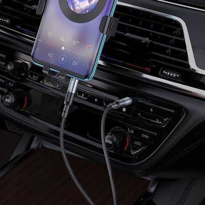 Cavo Audio 3.5mm - 3.5mm HOCO UPA23, 1m, Grigio