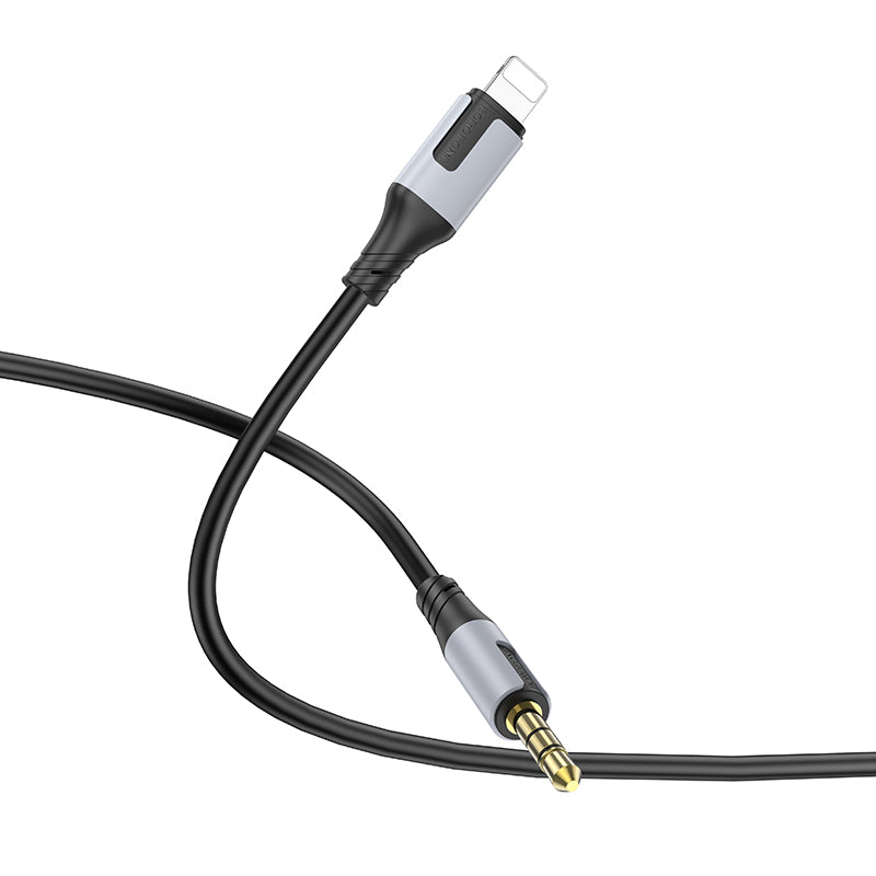 Cavo Audio Lightning - 3.5mm Borofone BL19 Creator, 1m, Nero