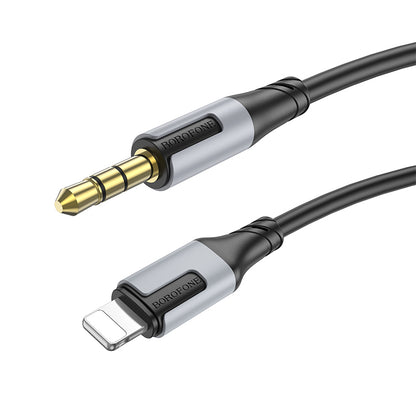 Cavo Audio Lightning - 3.5mm Borofone BL19 Creator, 1m, Nero