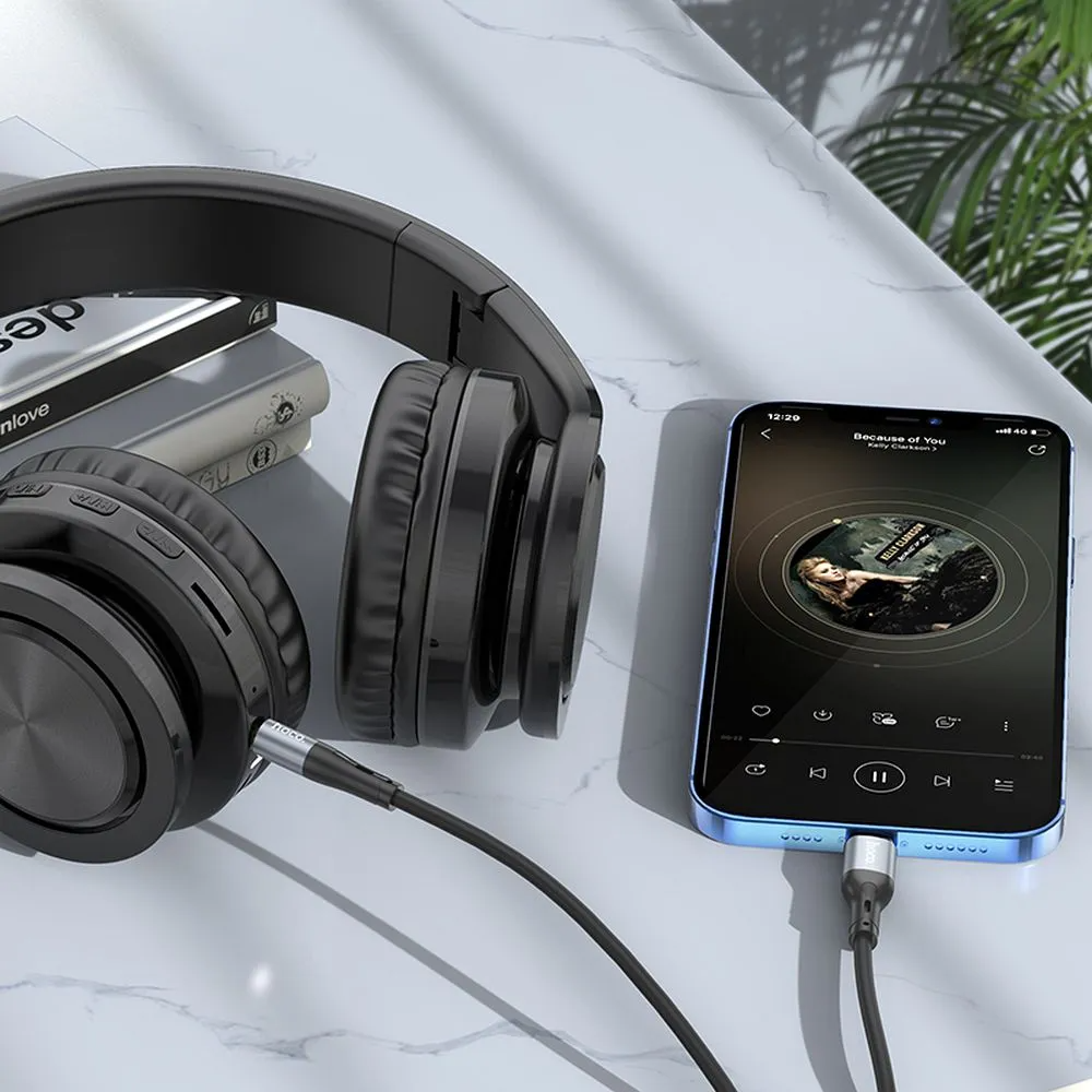 Cavo Audio Lightning - 3.5mm HOCO UPA22, 1m, Nero