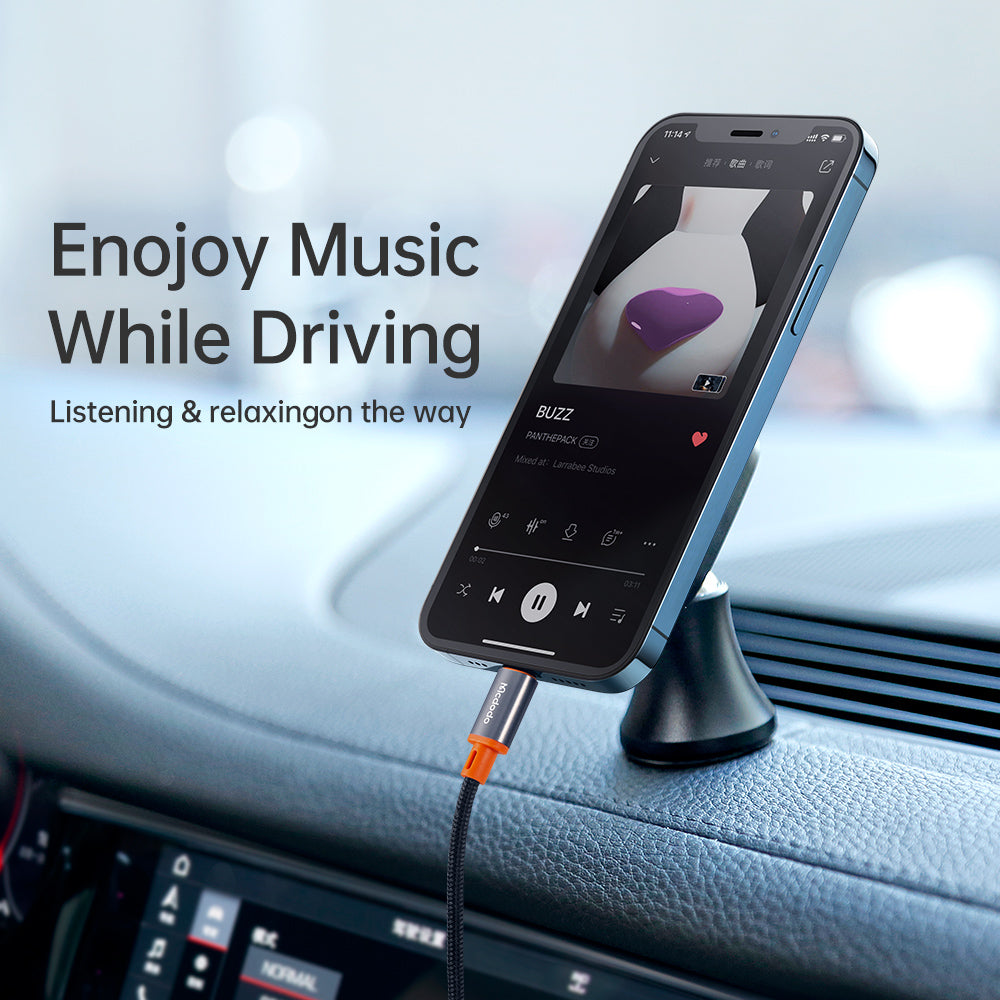 Cavo Audio Lightning - 3.5mm McDodo CA-0780 Castle, 1.2m, Nero