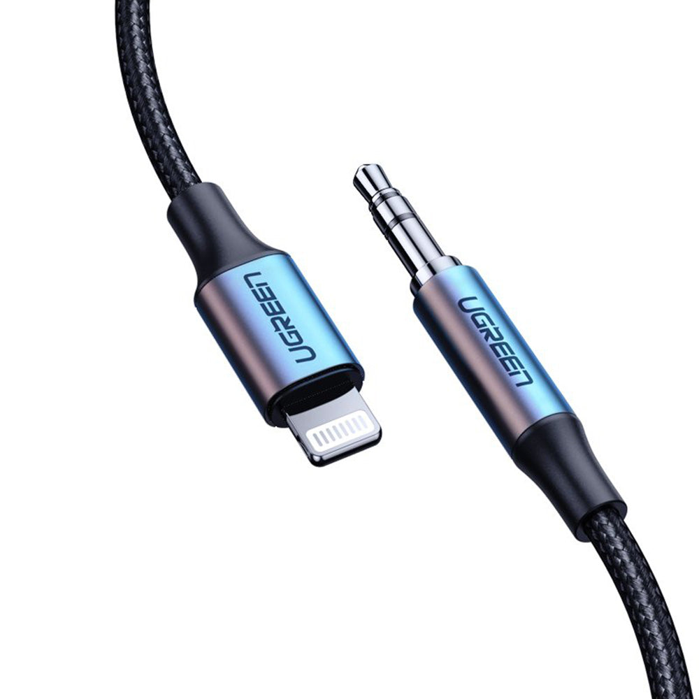 Cavo Audio Lightning - 3.5mm UGREEN US315 (70509), 1m, Nero
