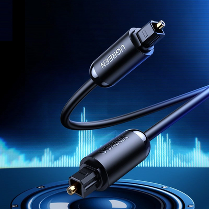 Cavo Audio Ottico UGREEN AV122, Toslink / SPDIF, 1.5m, Nero