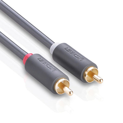 Cavo Audio UGREEN AV104, 2 x RCA - 2 x RCA, 2m, Nero