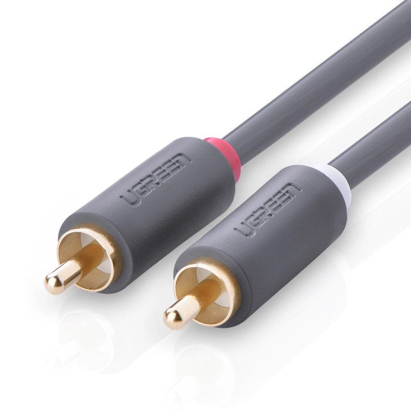 Cavo Audio UGREEN AV104, 2 x RCA - 2 x RCA, 2m, Nero