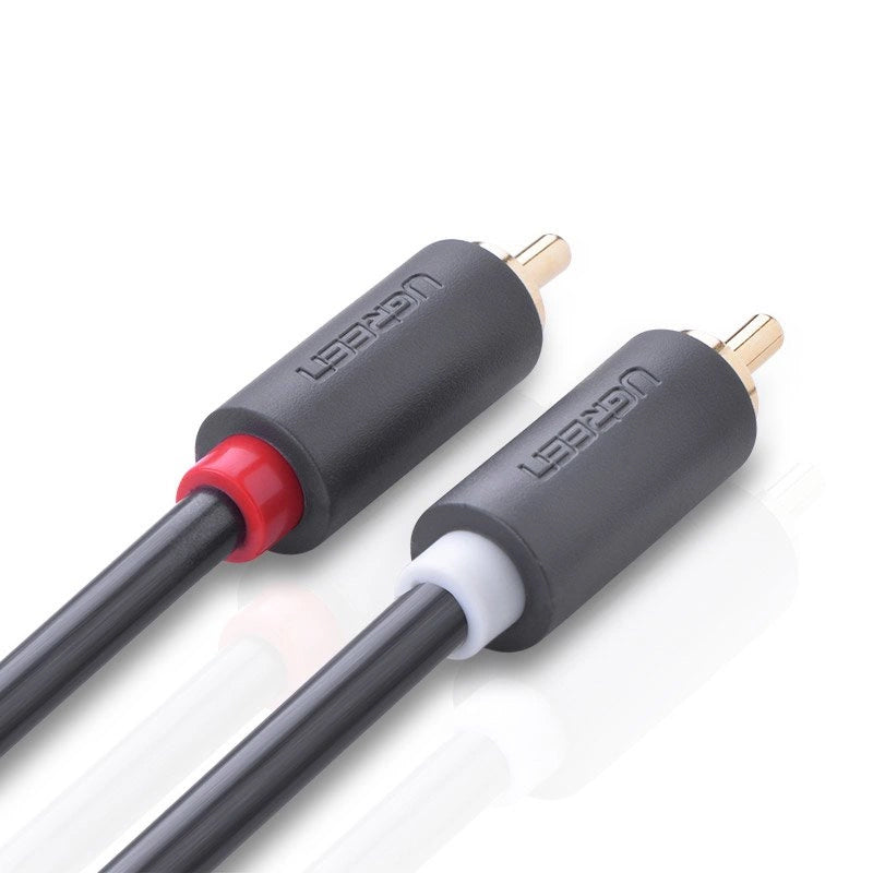Cavo Audio UGREEN AV104, 2 x RCA - 2 x RCA, 2m, Nero