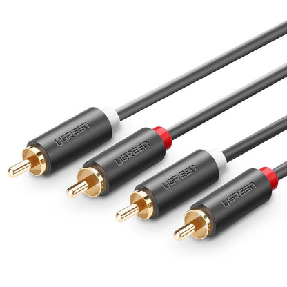 Cavo Audio UGREEN AV104, 2 x RCA - 2 x RCA, 2m, Nero