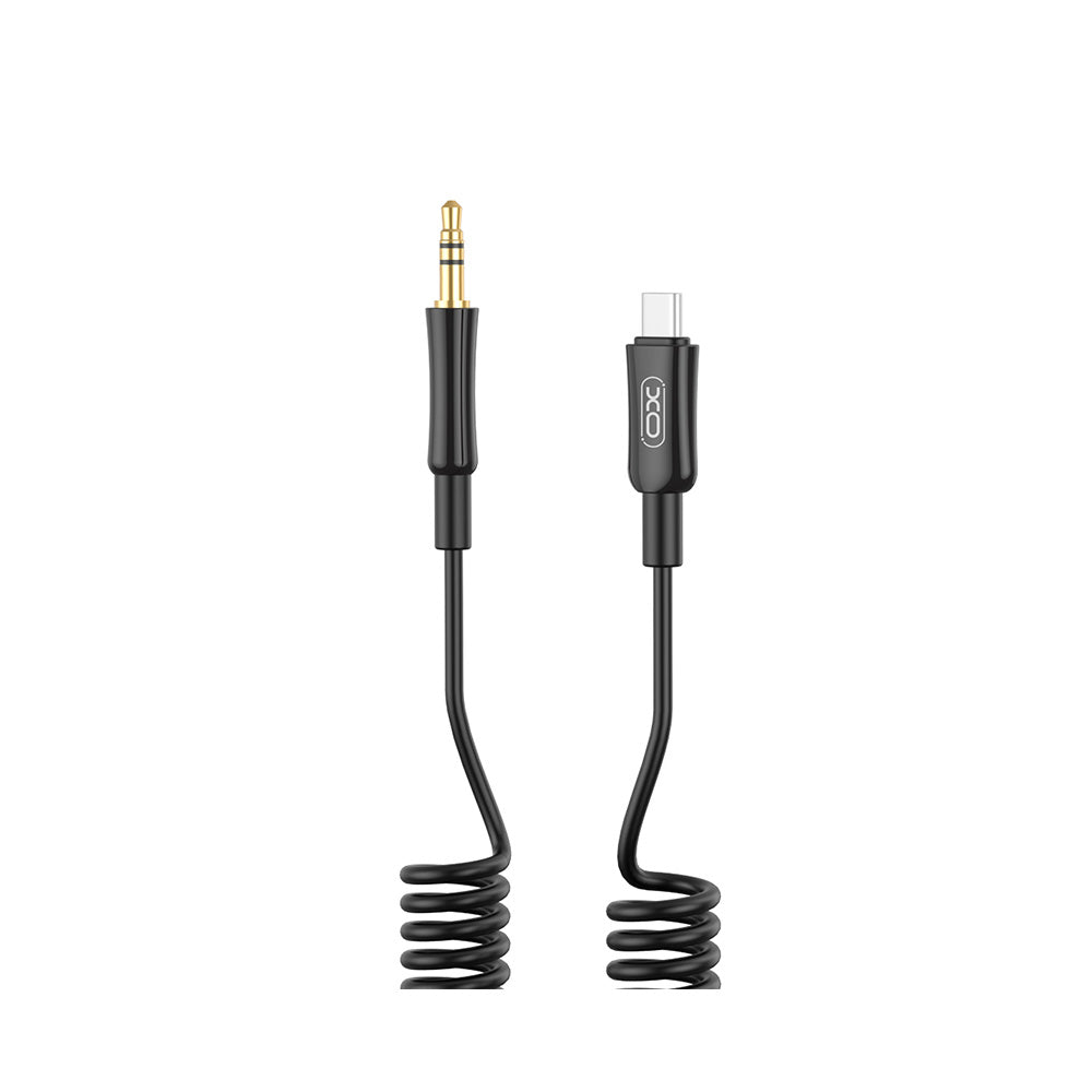 Cavo audio USB-C - 3,5 mm XO Design NB-R255B, 1 m, nero 