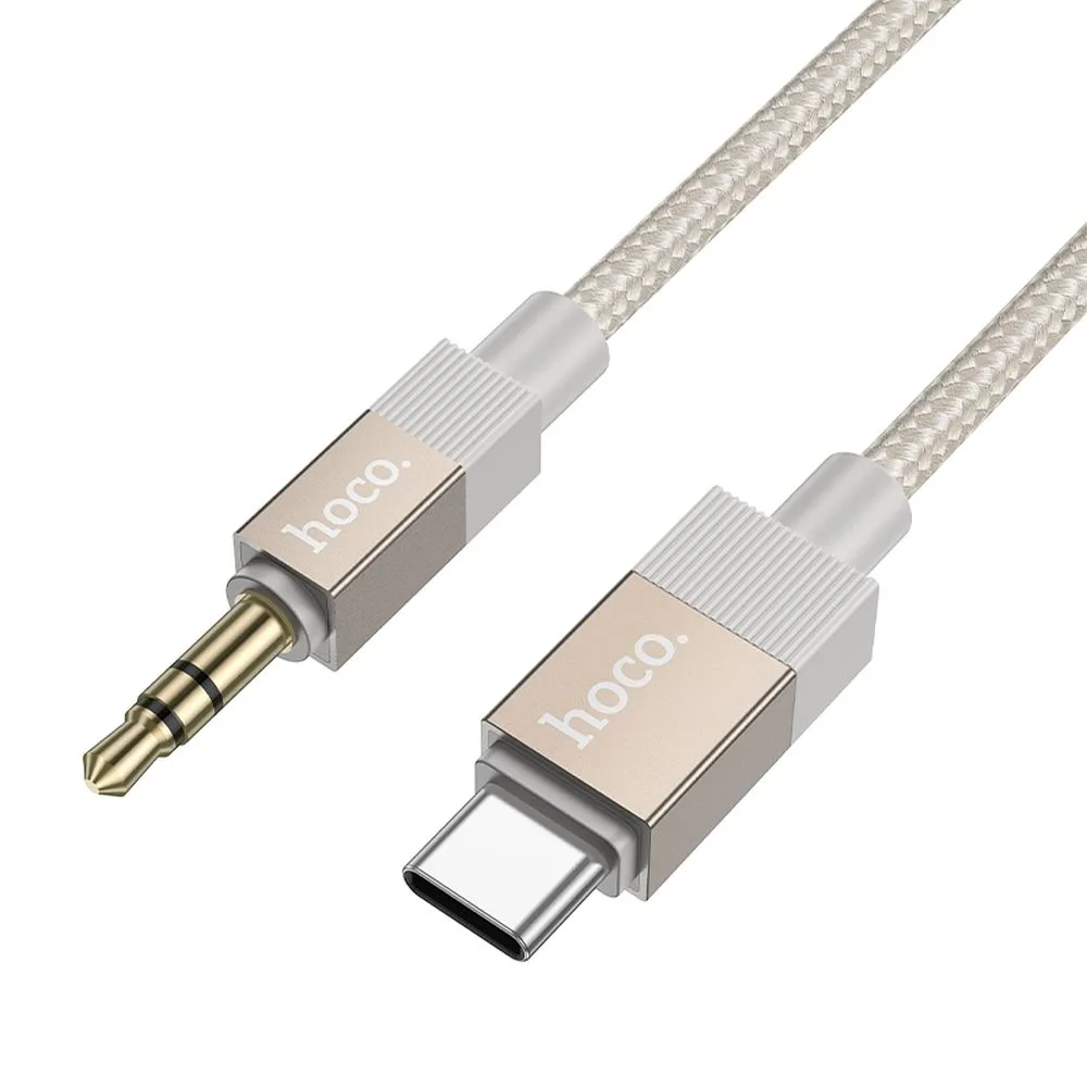 Cavo Audio USB-C - 3.5mm HOCO UPA32B, 1m, Dorato
