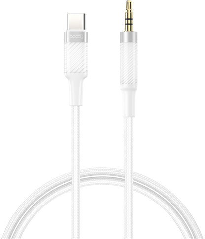 Cavo Audio USB-C - 3.5mm XO Design NB-R279B, 1m, Bianco