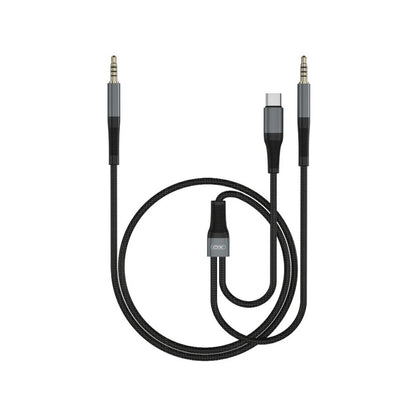 Cavo Audio USB-C / 3.5mm - 3.5mm XO Design NB178B, 1m, Nero