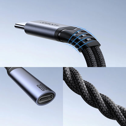 Cavo Audio USB-C - 3.5mm / USB-C Joyroom SY-C02, 0.14m, Nero