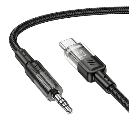 Cavo Audio USB-C - 3.5mm HOCO UPA27, 1.2m, Nero