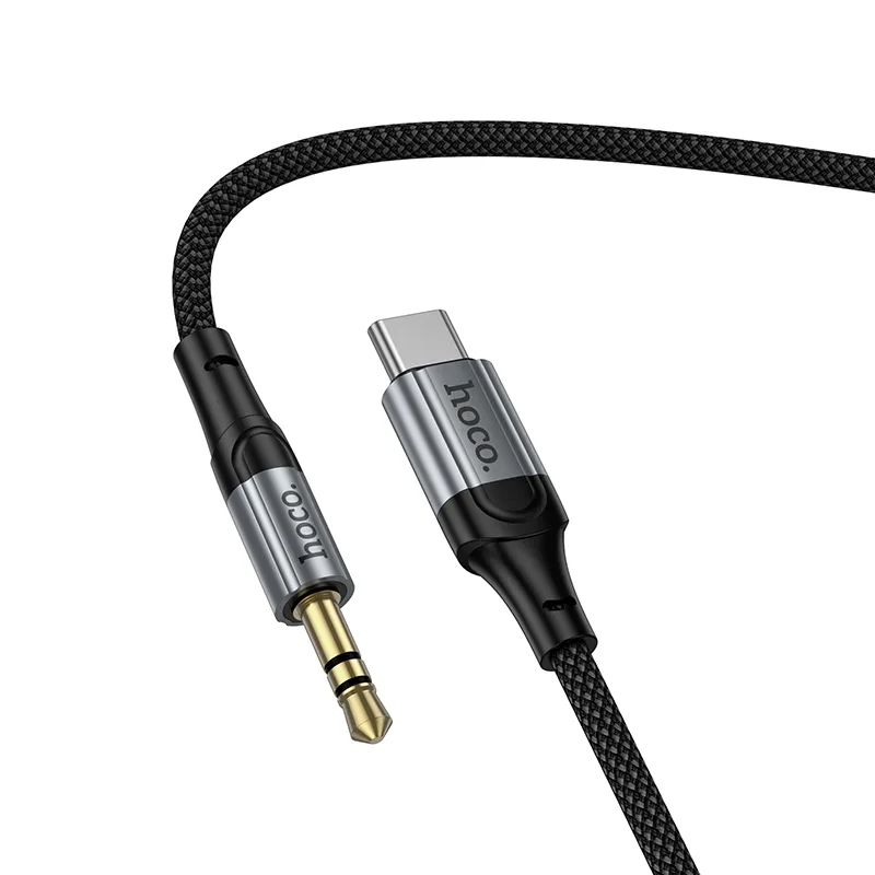 Cavo Audio USB-C - 3.5mm HOCO UPA33B, 1.5m, Nero