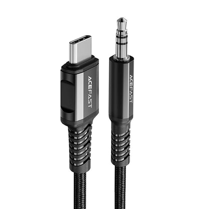 Cavo Audio USB-C - 3.5mm Acefast C1-08, 1.2m, Nero