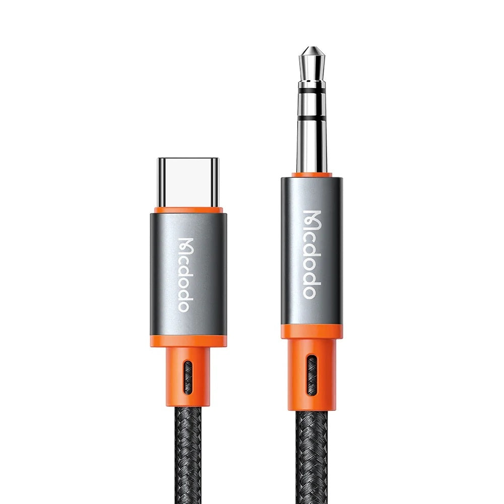 Cavo Audio USB-C - 3.5mm McDodo CA-0820 Castle, 1.2m, Nero