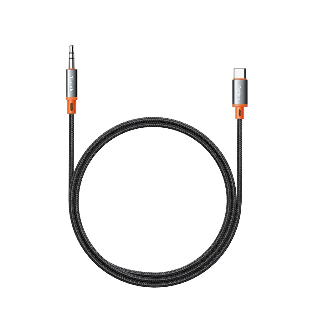 Cavo Audio USB-C - 3.5mm McDodo CA-0820 Castle, 1.2m, Nero