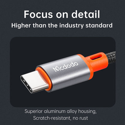 Cavo Audio USB-C - 3.5mm McDodo CA-0820 Castle, 1.2m, Nero