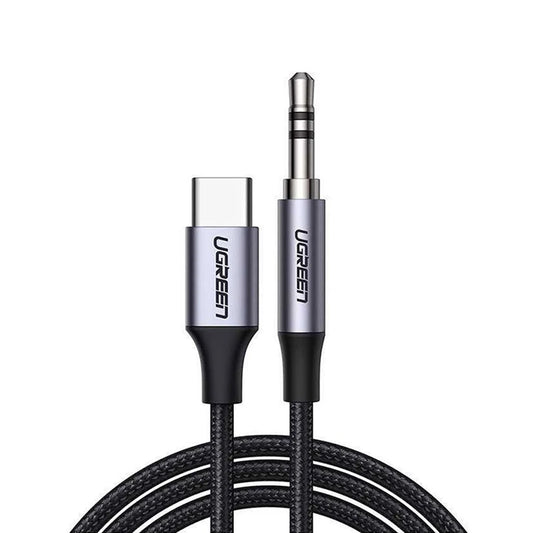 Cavo Audio USB-C - 3.5mm UGREEN CM450 (20192), 1m, Grigio