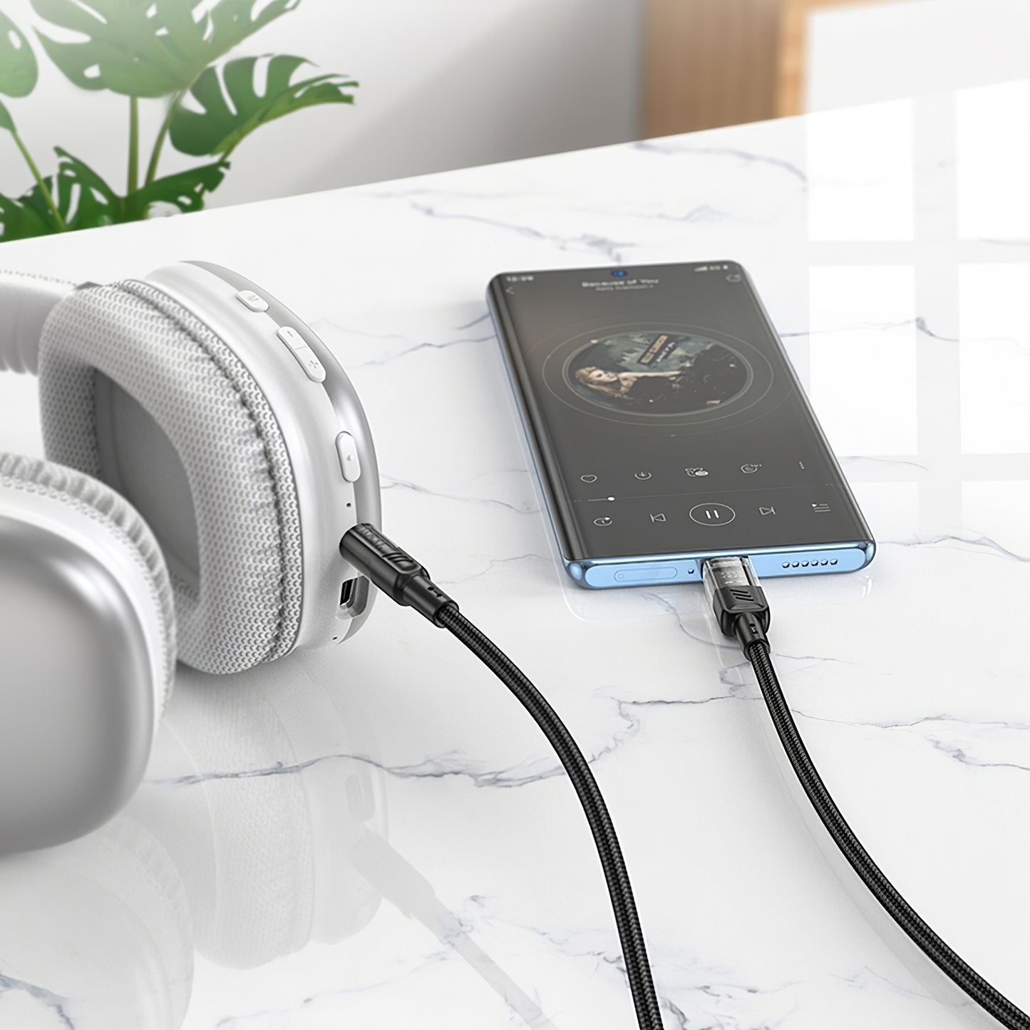 Cavo Audio USB-C - 3.5mm HOCO UPA27, 1.2m, Nero