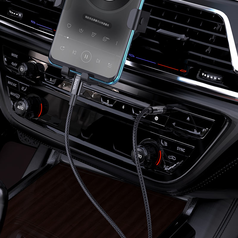 Cavo Audio USB-C - 3.5mm HOCO UPA19, 1m, Nero