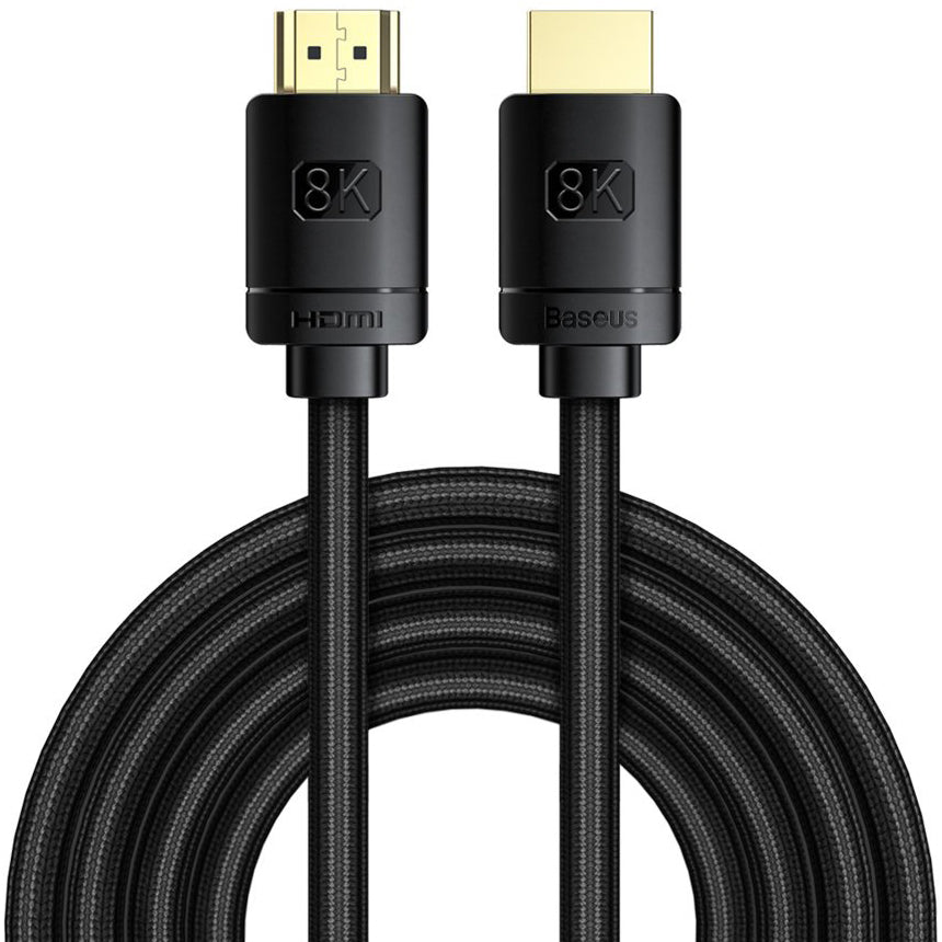 Baseus High Definition Series Video Cable, HDMI - HDMI, 8K, 3m, Black CAKGQ-L01