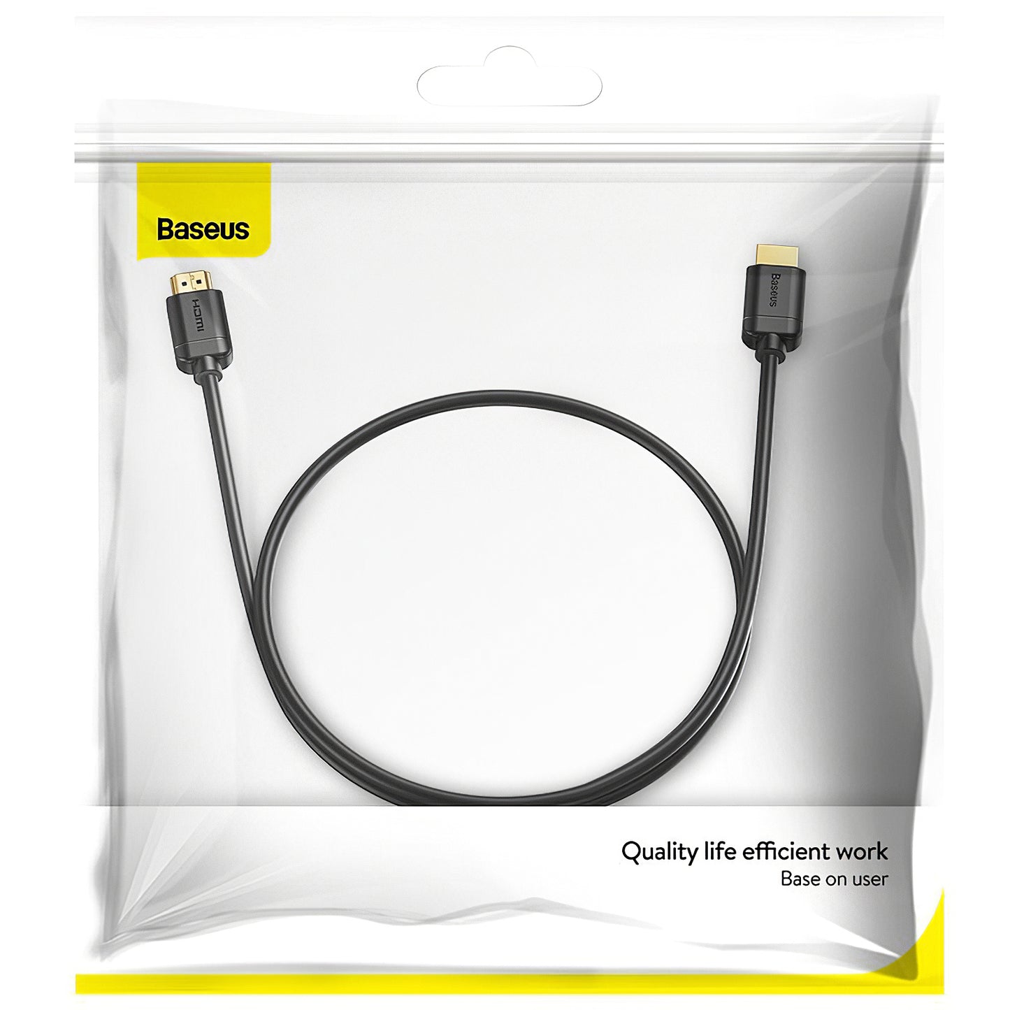 Cavo Video Baseus, HDMI - HDMI, 4K, 1m, Nero CAKGQ-A01
