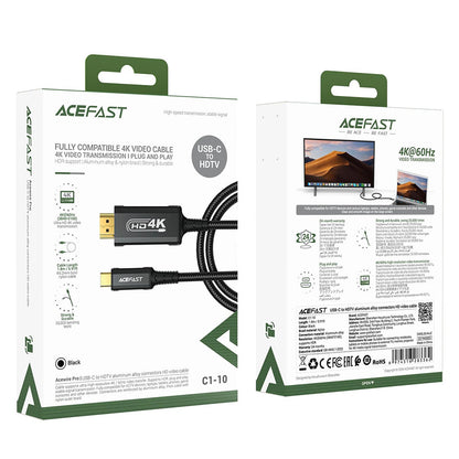 Cavo Audio e Video USB-C - HDMI Acefast C1-10, 1.8m, Nero