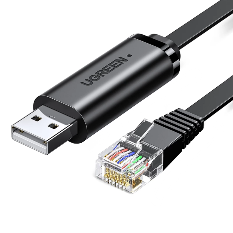 Cavo Console USB UGREEN CM204, RJ45, 3m, Nero