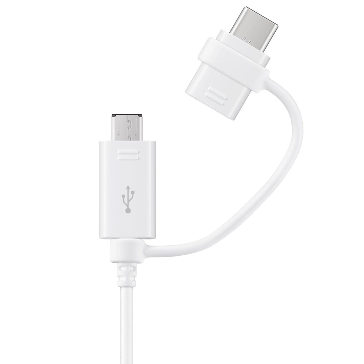 Cavo dati e ricarica USB-A - USB-C / microUSB Samsung Combo 2in1, 18W, 1,5 m, bianco EP-DG930DWEGWWW