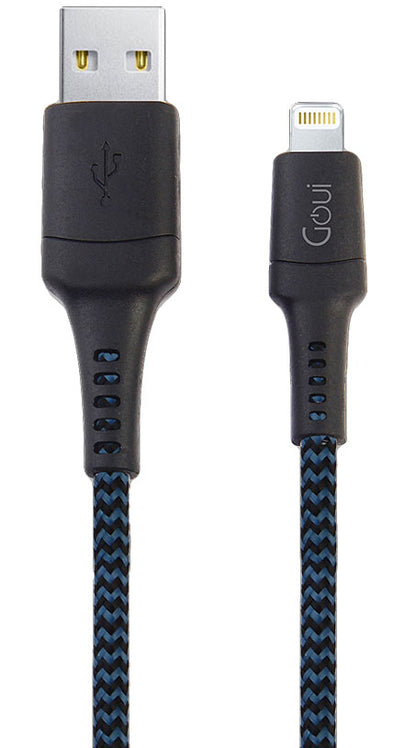 Cavo dati e ricarica USB-A - Lightning Goui Tough, 18 W, 1,5 m, blu G-LC15-8PINBK