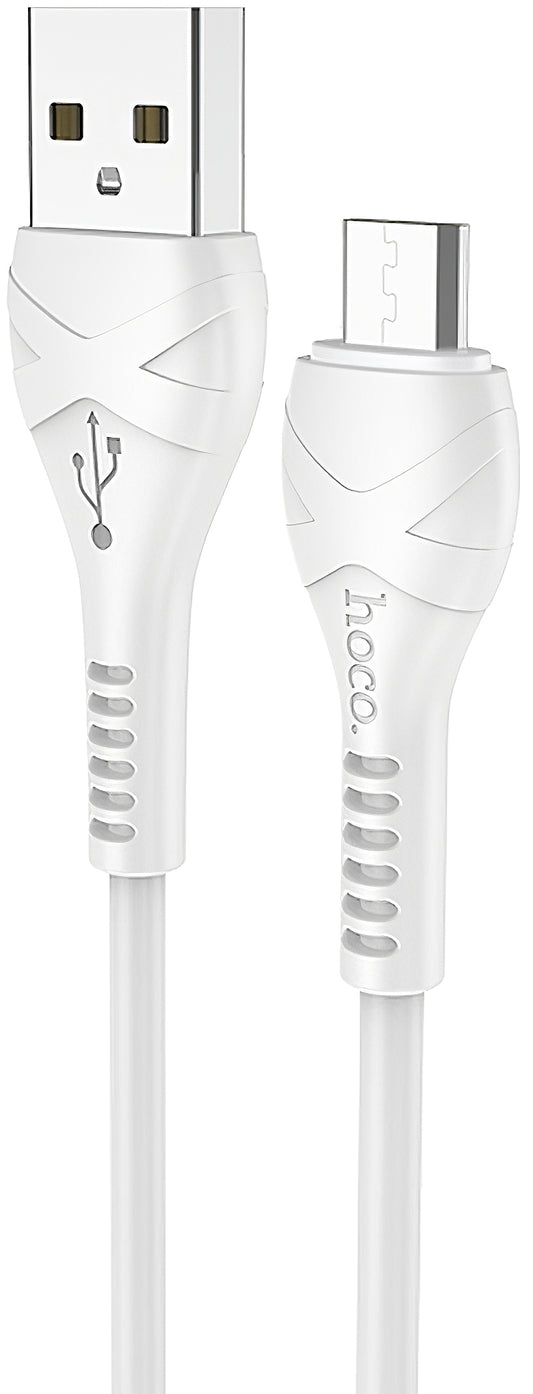 Cavo Dati e Ricarica USB-A - microUSB HOCO X37, 18W, 1m, Bianco