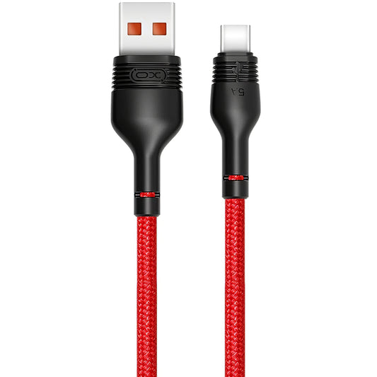 Cavo dati e ricarica da USB-A a USB-C XO Design NB55, 40W, 1m, rosso