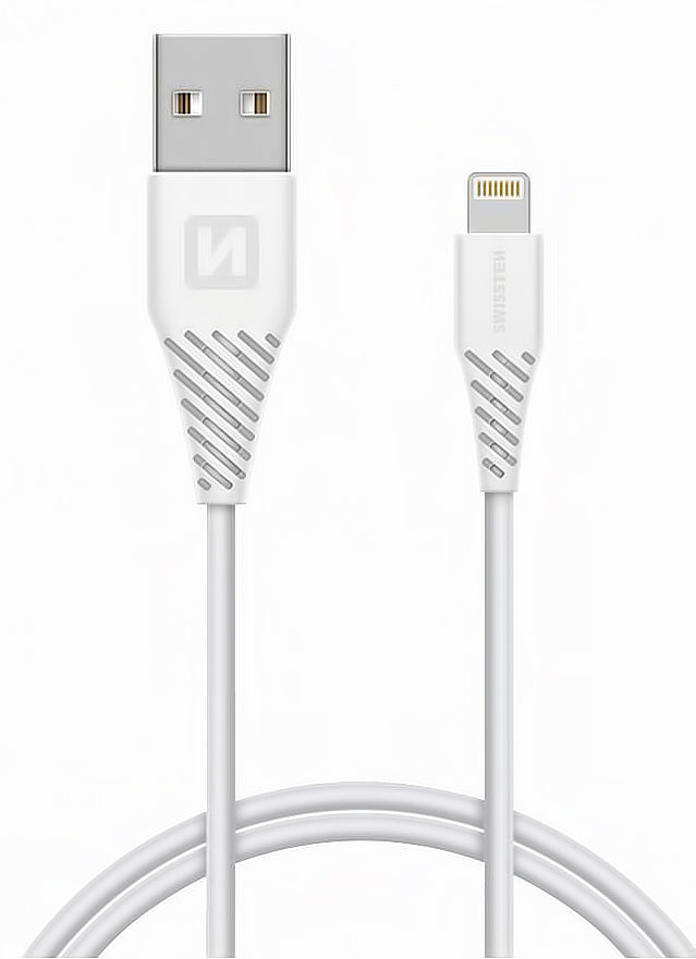 Cavo dati e ricarica USB-A - Lightning Swissten, 18W, 1,2 m, bianco 71526501