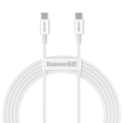 Cavo dati e ricarica USB-C - USB-C Baseus Superior Series, 100W, 2m, bianco CATYS-C02