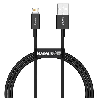 Cavo dati e ricarica USB-A - Lightning Baseus Serie Superior, 20W, 1m, nero CALYS-A01