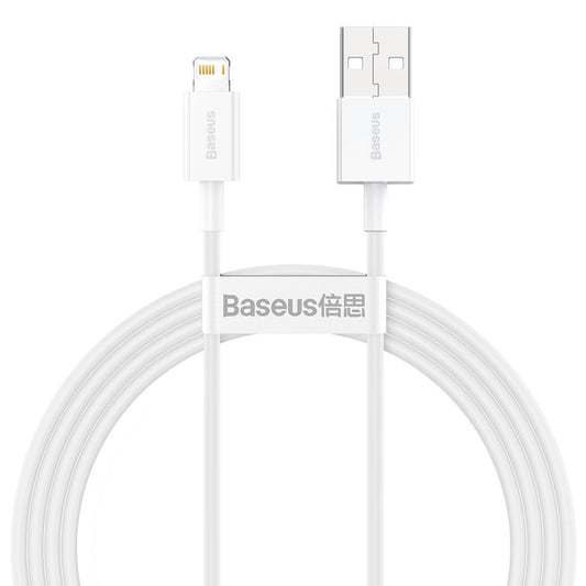 Cavo dati e ricarica USB-A - Lightning Baseus Serie Superior, 20W, 1,5 m, bianco CALYS-B02