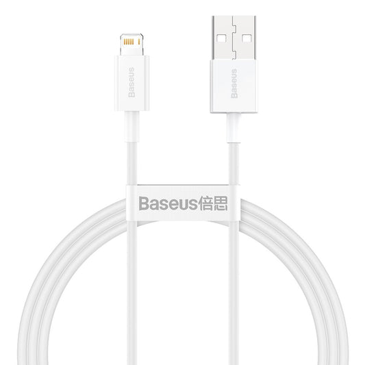 Cavo dati e ricarica USB-A - Lightning Baseus Serie Superior, 20W, 1m, bianco CALYS-A02