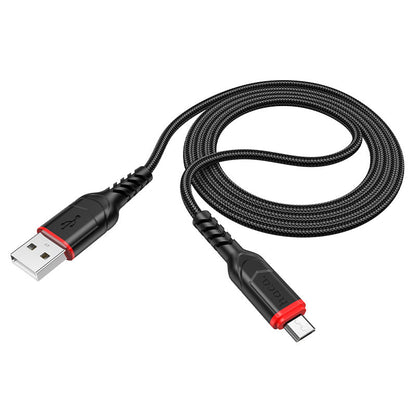 HOCO X59 Victory Cavo USB-A - microUSB per dati e ricarica, 18W, 1m, nero