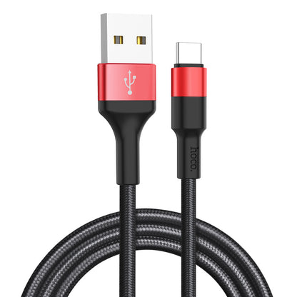 Cavo Dati e Ricarica USB-A - USB-C HOCO X26 Xpress, 18W, 1m, Nero Rosso