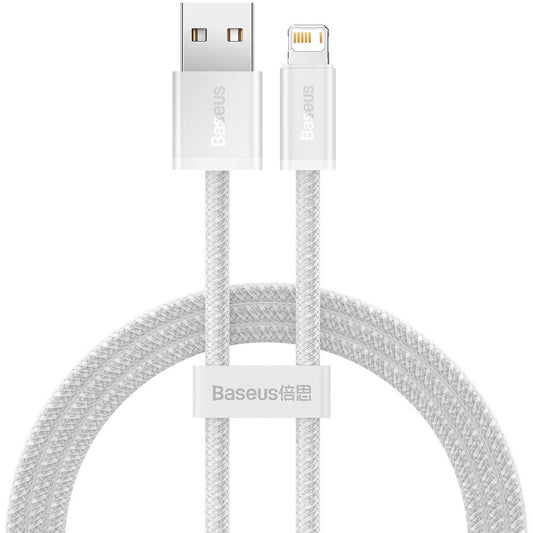 Cavo dati e ricarica USB-A - Lightning Baseus Dynamic Series, 18W, 1 m, bianco CALD000402