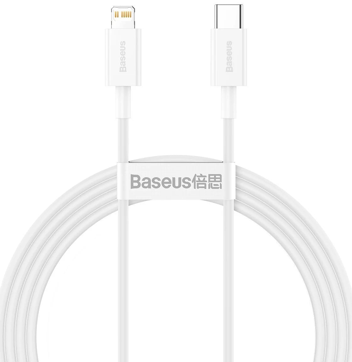 Cavo dati e ricarica USB-C - Lightning Baseus Serie Superior, 20W, 1,5 m, bianco CATLYS-B02 