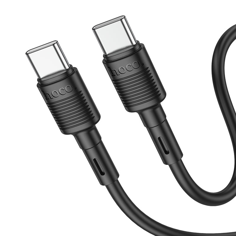 Cavo dati e ricarica USB-C - USB-C HOCO X83 Victory USB-C, 60W, 1m, nero