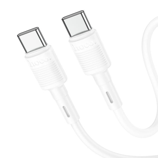 USB-C Data and Charging Cable - USB-C HOCO X83 Victory, 60W, 1m, White