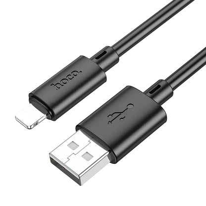 Cavo dati e ricarica USB-A - Lightning HOCO X88, 18W, 1m, nero 