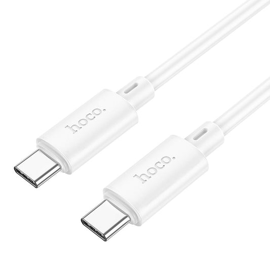 Cavo dati e ricarica USB-C - USB-C HOCO X88, 60W, 1m, bianco 