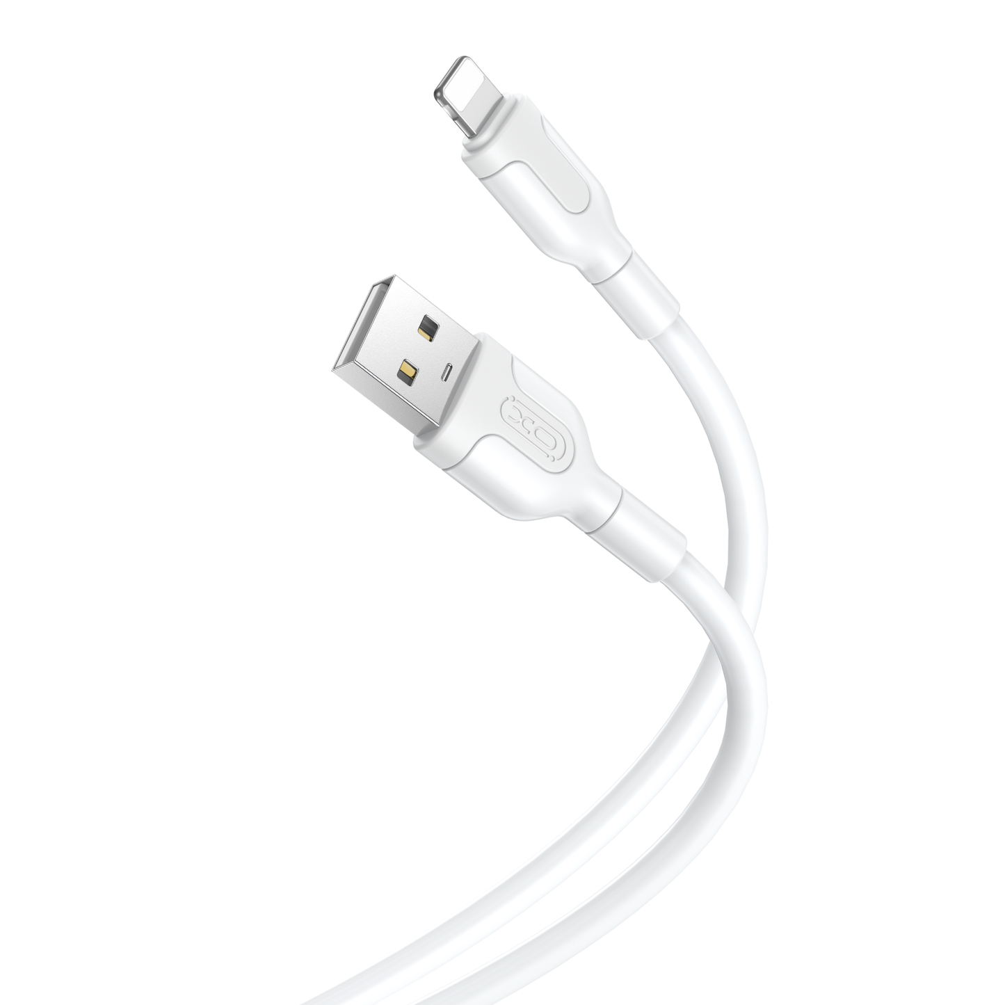 USB-A to Lightning Data and Charging Cable XO Design NB212, 18W, 1m, White