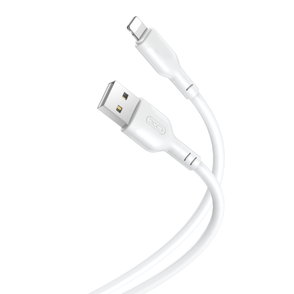 Cavo dati e ricarica USB-A - Lightning XO Design NB103, 18W, 1m, bianco 